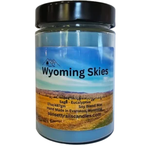 Wyoming Skies - Large Candle
