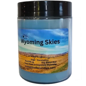 Wyoming Skies - Medium Candle